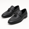 Prestige Black Buckle Loafer