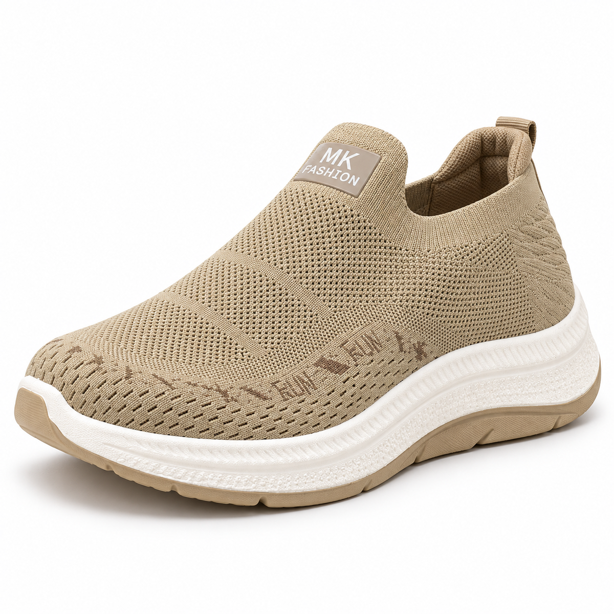 Beige Air Flex | Comfort Walk Skechers
