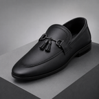 Prestige Black Buckle Loafer